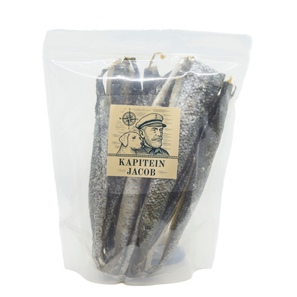Hele gedroogde zalmhuiden - 300 gram