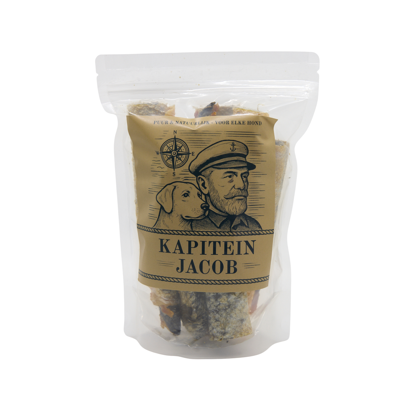 Gedroogde zalmhuiden met vlees - 300 gram