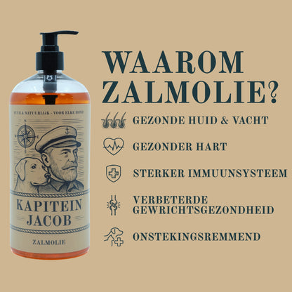 Zalmolie voor hond - 0,5 liter