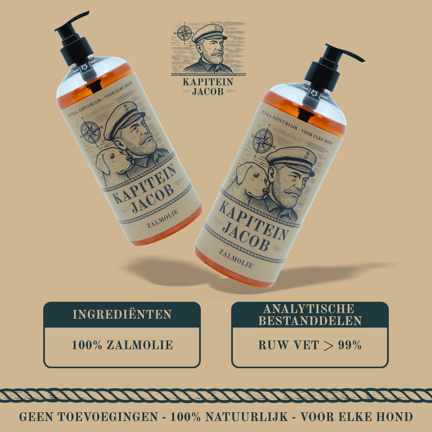 Zalmolie voor hond - 0,5 liter